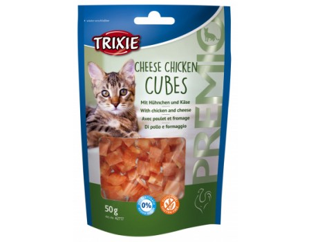 Сырные кубики для котов TRIXIE - Premio, курица с сыром, 50 г