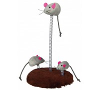 Мышь для кошки TRIXIE - на подставке, 15см/ 22 см..