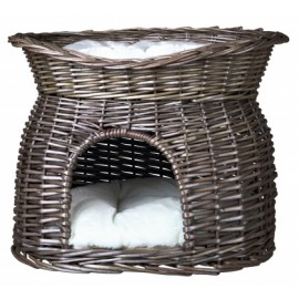 Лежак-домик для кошек TRIXIE , серый, 54 x 43 x 37 см. ..