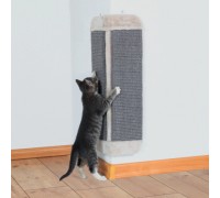 Кутова кігтеточка для кішок TRIXIE, 32х60 см, світло-сірий..