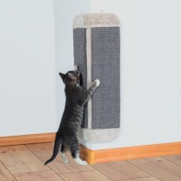 Кутова кігтеточка для кішок TRIXIE, 32х60 см, світло-сірий