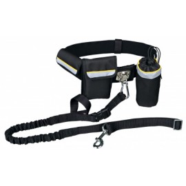 Комплект для бега с собакой TRIXIE, ремень: 60-120 см / 40 мм поводка:..
