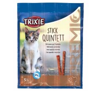 Палочки для котов TRIXIE - Quadro-Sticks Вкус: ягнёнок+птица, 4шт x 5 ..