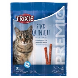 Палочки для котов TRIXIE - Quadro-Sticks Вкус: Лосось/форель, 4шт x 5 ..