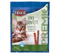 Палочки для котов TRIXIE - Quadro-Sticks Вкус: Курица/печень, 4шт x 5 ..