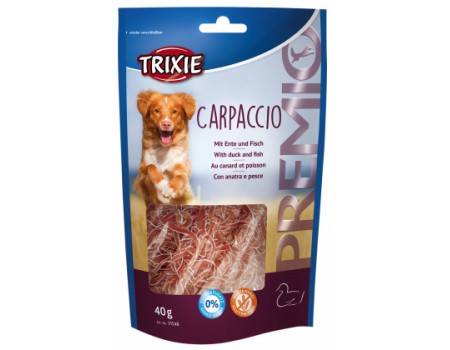 Ласощі для собак "Carpaccio" TRIXIE (качка+риба) 40гр