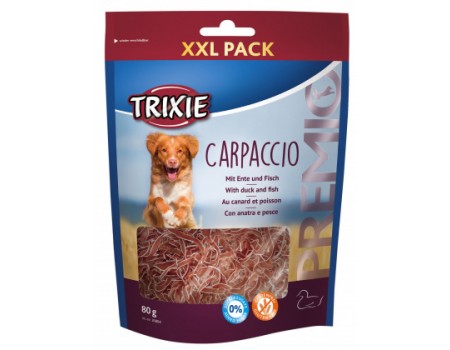 Ласощі для собак "Carpaccio" TRIXIE (качка+риба) 80гр