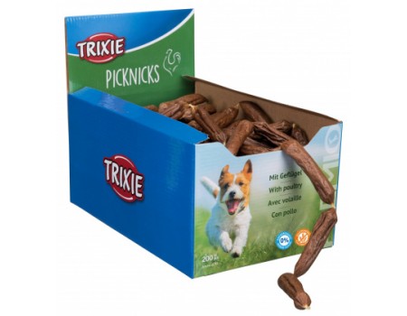 Сосиски для собак TRIXIE - Picknicks Вкус: говядина, Вес: 8 г /  8 см, 200шт. 