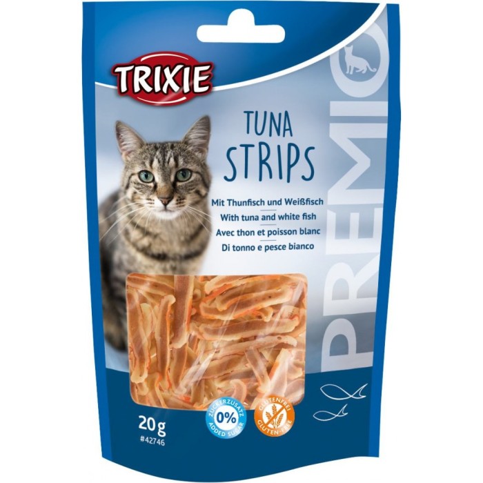 Лакомство"Tuna Strips" TRIXIE , (тунец+белая рыба)20гр