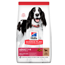 Hills Canine Adult Medium L&R - сухий корм для дорослих собак середніх порід, з ягнятком та рисом - 14 кг