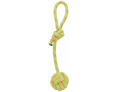 М'яч плетений на мотузці, Trixie, 7/37см,