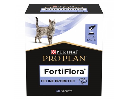 Пробиотик PRO PLAN FortiFlora для взрослых кошек и котят для здорового пищеварения и укрепления иммунитета 30х1 г