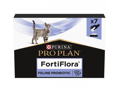 Пробиотик PRO PLAN FortiFlora для взрослых кошек и котят для здорового пищеварения и укрепления иммунитета 7х1 г