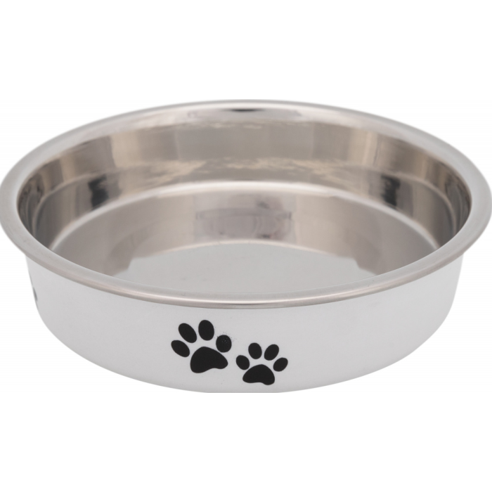 Миска(металл)для коротконосых котов, TRIXIE, 0.25л/13см