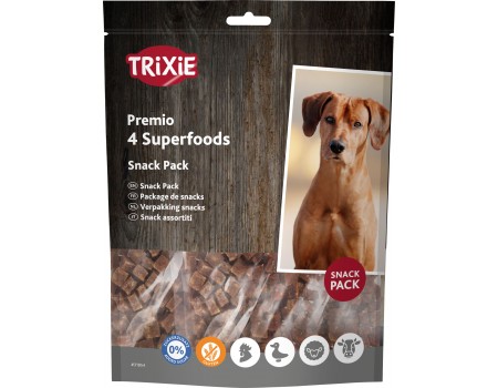 Лакомство для собак"PREMIO 4 Superfoods" TRIXIE,  (курица,утка,говяд,баранина)4х100гр