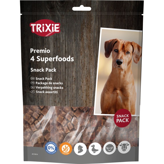Лакомство для собак"PREMIO 4 Superfoods" TRIXIE,  (курица,утка,говяд,баранина)4х100гр