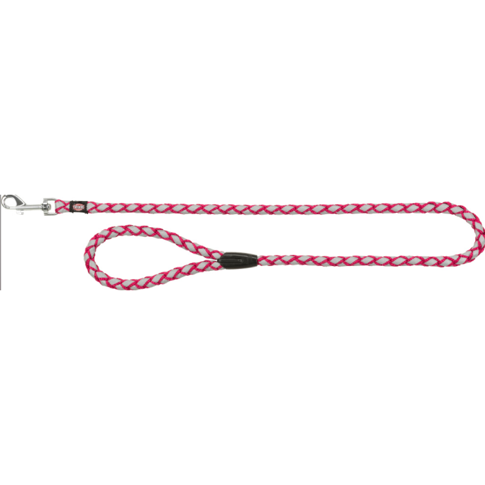 Повідець "Cavo" світловідбивний, TRIXIE, L-XL: 1.00м/18мм, фуксія
