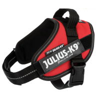 Шлей тренувальний для цуценят TRIXIE - "Julius-K9® IDC", XS/Mini-Mini: 40-53см/22мм, червоний