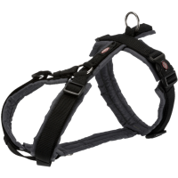 Шлея"Premium trekking", Trixie,  XL: 80–97см/25мм,черный/графит