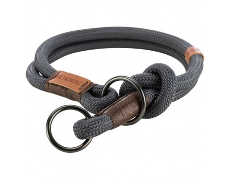 Ошейник-удавка"BE NORDIC" TRIXIE  , L-XL: 55см/13мм, темно-серый/коричнев