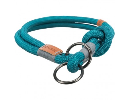 Ошейник-удавка"BE NORDIC" TRIXIE  , S-M: 40см/8мм, петроль/светло-серый