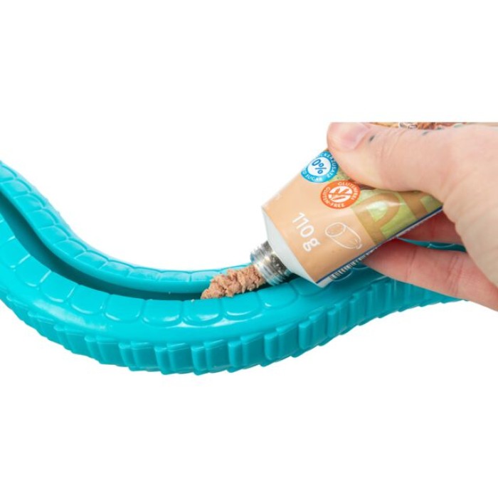 Игрушка змея для лакомств TRIXIE (резина) 18см