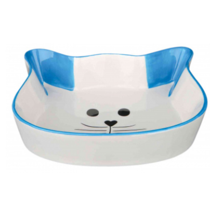 Миска для кошки TRIXIE Cat face, 0,25 л/ 12 см