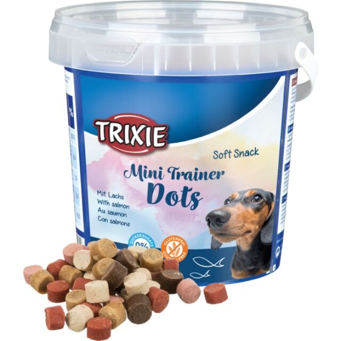Ласощі "Mini Trainer Dots" TRIXIE для собак (лосось) 500гр