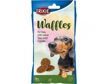Вафлі для собак з куркою, Trixie, 7см, 3шт/100гр
