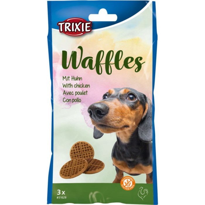 Вафлі для собак з куркою, Trixie, 7см, 3шт/100гр