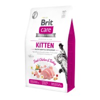 Brit Care Cat GF Kitten HGrowth & Development Сухий корм для кошенят (курка та індичка) 2 кг