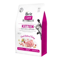 Brit Care Cat GF Kitten HGrowth & Development Сухий корм для кошенят (курка та індичка) 0.4 кг