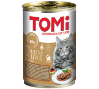TOMi poultry liver ПТИЦА ПЕЧЕНЬ консервы для кошек, паштет , 0.4 кг...