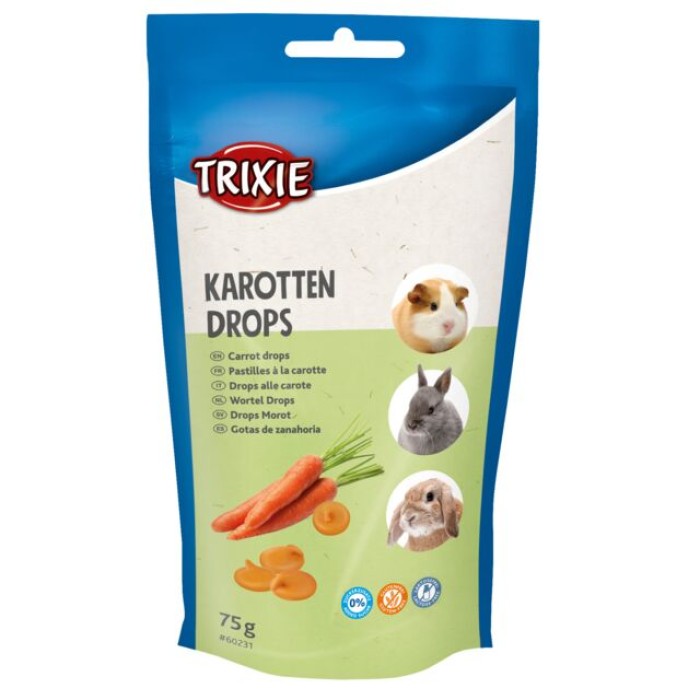 Морквяні дропси, TRIXIE, 75гр