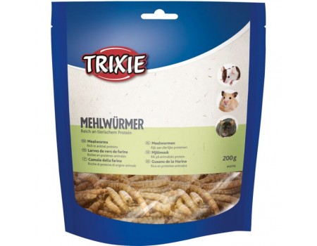 Черви сушеные для грызунов, TRIXIE, 200гр