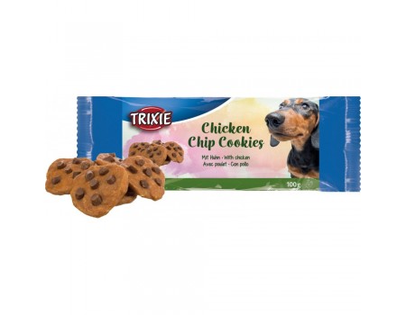 Лакомство для собак Trixie "Chicken Chip Cookies" печенье с курицей, 100 г