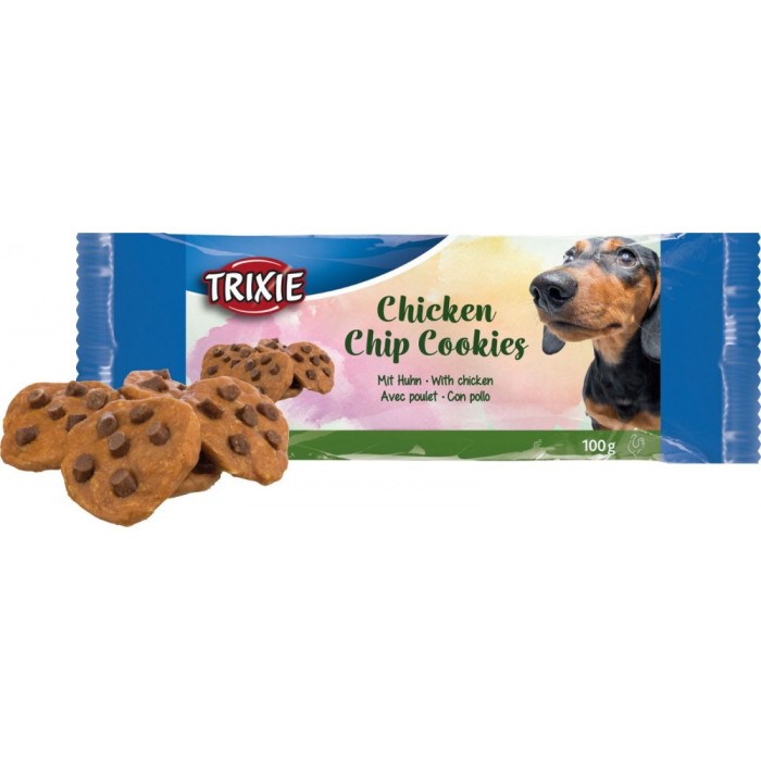 Ласощі для собак Trixie "Chicken Chip Cookies" печиво з куркою, 100 г
