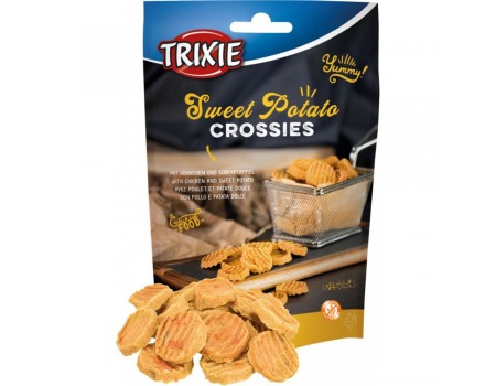 Лакомство для собак Trixie "Sweet Potato Crossies" с курицей и сладким картофелем, 100 г