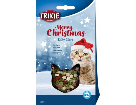 Різдвяні зірки для котів Kitty Stars Trixie, баранина, 140гр