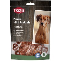 Лакомство для собак Trixie "Mini Pretzels" крендель с курицей, 100 г
