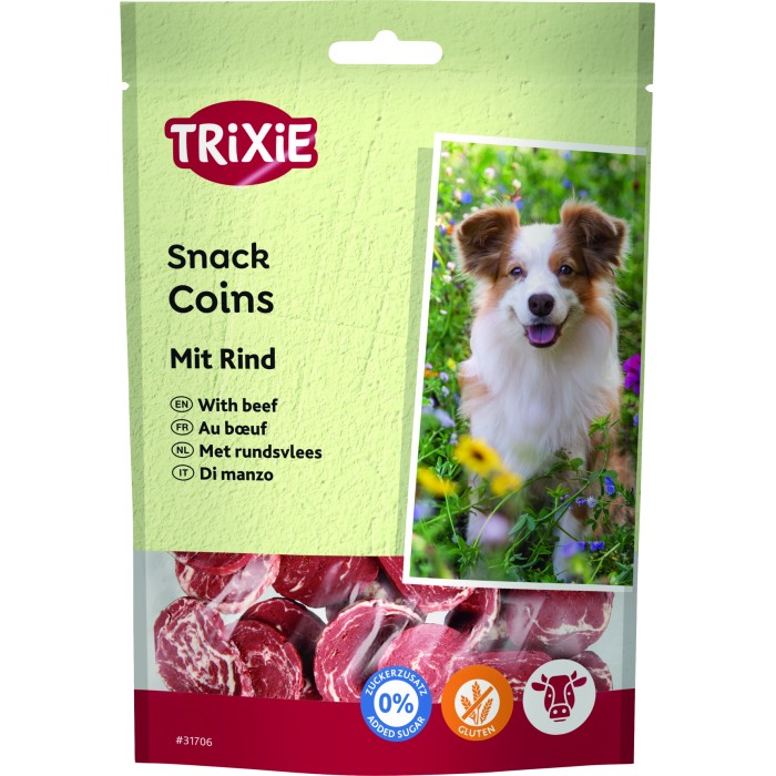 Лакомство для собак TRIXIE - Beef Coins, говядина, 100 гр