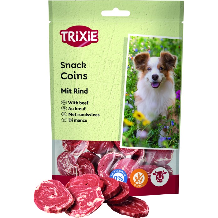 Лакомство для собак TRIXIE - Beef Coins, говядина, 100 гр