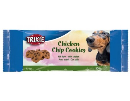 Лакомство для собак Trixie "Chicken Chip Cookies" печенье с курицей, 100 г