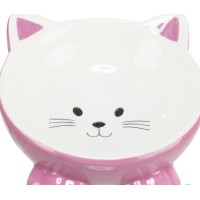 Миска для кошек Trixie "Котик" эргономичная, керамическая 0,15 л, d=14 см