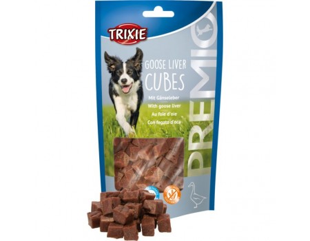 Ласощі для собак Trixie Преміо "Guse Liver Cubes" з гусячою печінкою, 100 г