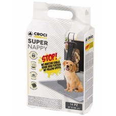 SUPER NAPPY(СУПЕР НАППИ) Пеленки для собак с активным углем  57Х54 см 14 шт