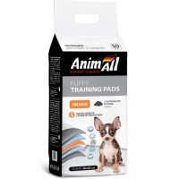 Пеленки AnimAll Puppy Training Pads для собак и щенков, с активированным углем, 60x60 см, 50 шт