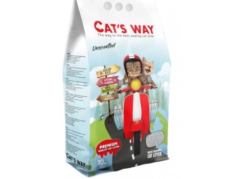 Наполнитель для кошачьего туалета Cat's Way с ароматом марсельского мыла  10 л