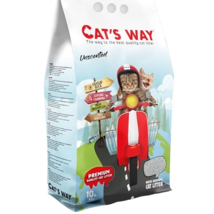 Наполнитель для кошачьего туалета Cat's Way с ароматом марсельского мыла  10 л
