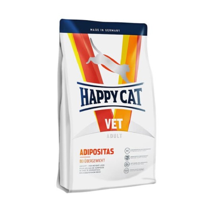 Happy Cat (Хэппи Кэт) сухой корм для кошек при избыточном весе Vet Diet - Adipositas, 1,4 кг